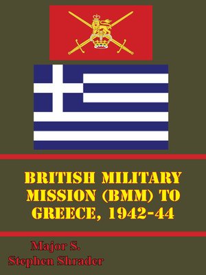 cover image of British Military Mission (BMM) to Greece, 1942-44